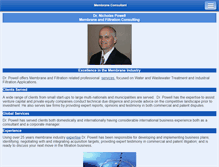 Tablet Screenshot of membraneconsultant.com